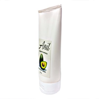 Avocado moisturizer cream in tube